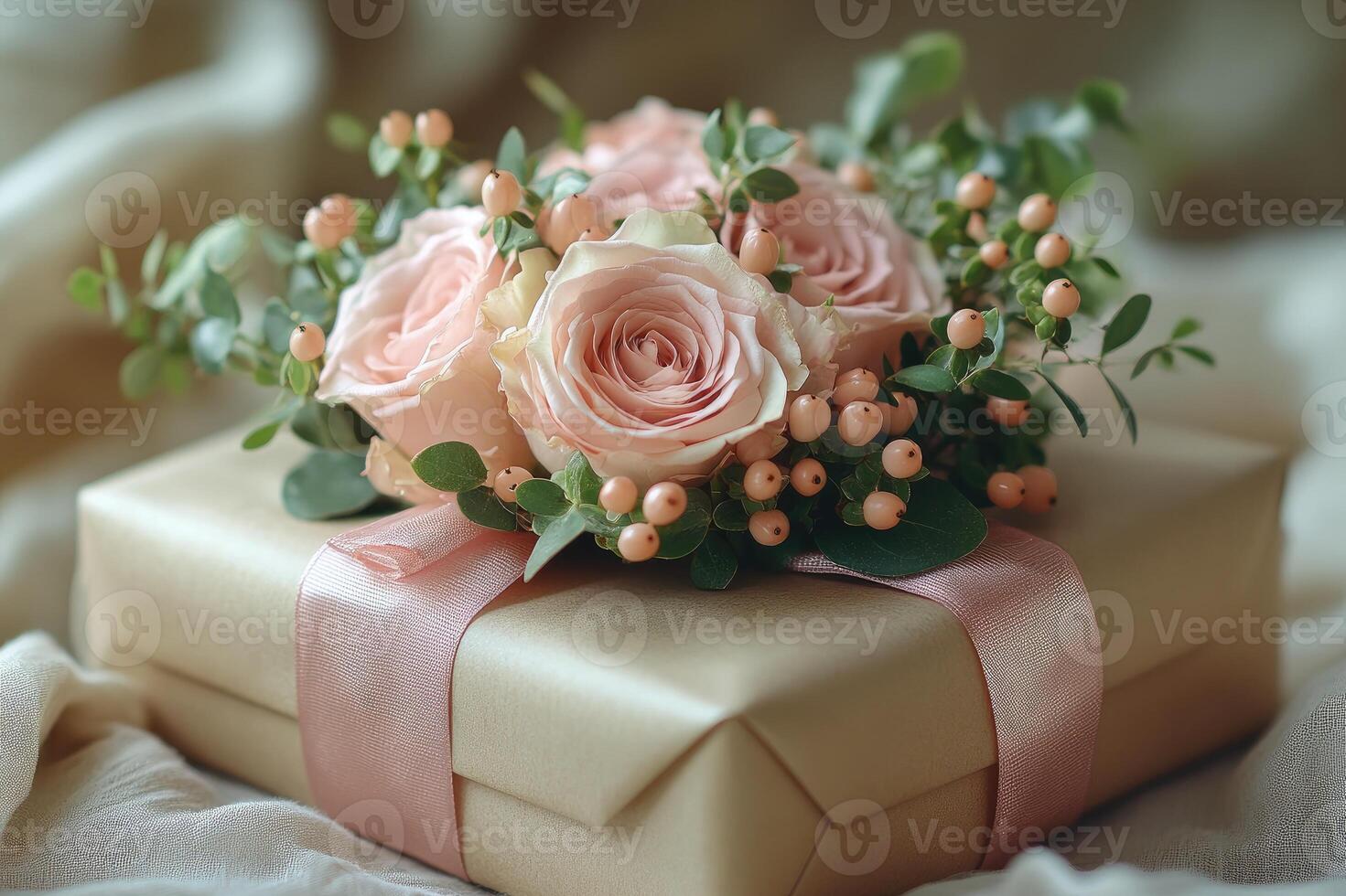 gift and flowers